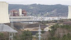 Vista de la central t�rmica de Endesa y del ciclo combinado 