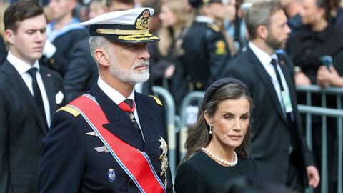 En directo: &uacute;ltimo adi&oacute;s a Harald de Noruega en Oslo