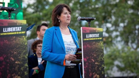 La presidenta de ANC, Elisenda Paluzie,