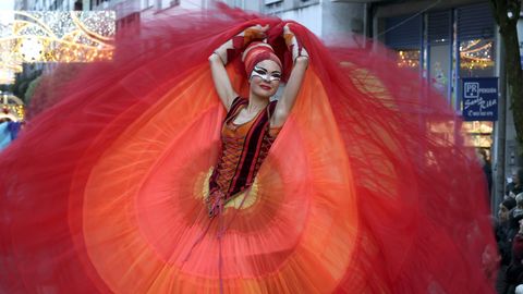 Cabalgata en Santiago