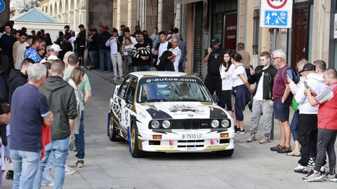 Ceremonia de salida del Rallye Rías Altas Histórico