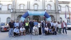 Pilotos y autoridades en la presentaci�n de la 48 edici�n del Rali San Froil�n