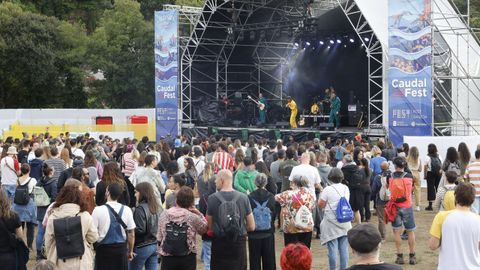 Jaguayano, durante su actuación en el Caudal Fest