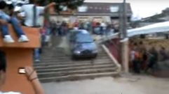 Acrobacias ilegales en San Campio