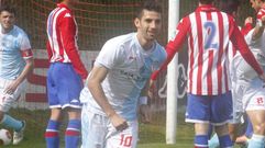 Diego Pel�ez, en su etapa en el Compostela
