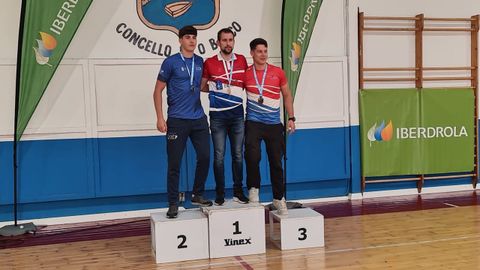 Podio de la Copa de Espa�a de Aguas Bravas, en Esprint