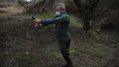 El agente forestal Domingo describe c�mo agredieron a su compa�ero en el lugar de los hechos