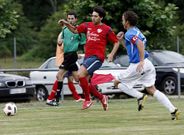 El �ltimo derbi entre Escair�n y Chantada se disput� en las fiestas del pasado verano. 