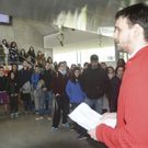 La protesta tuvo lugar ayer en Ciencias da Educaci�n. 