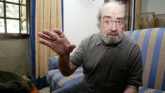 Alfonso Sastre, en la Semana de Filosof�a de Pontevedra en el 2003.