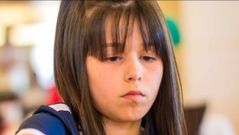 Anna Soares (Xadrez Ourense) compitiendo en