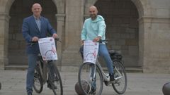 Juan Jos� Bellas y Mauricio Repetto presentaron el D�a da bicicleta