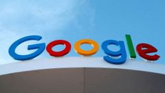 El logo de Google en el CES de Las Vegas