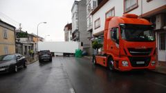Cortada la N-VI en R�bade