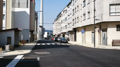 Aspecto del tramo de la avenida da Habana donde se ha intervenido