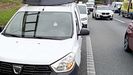 Retenciones en la AP-9 a la alturadelconcello pontevedrs de Vilaboa