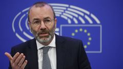 El presidente del Partido Popular Europeo, Manfed Weber