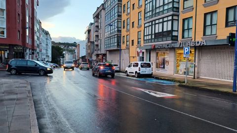 Inmediaciones del lugar en el que se produjo el atropello