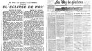Ediciones de La Voz del 17 y 18 de abril de 1912.