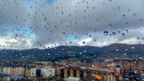 Lluvia en Oviedo