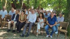 La conselleira Mar�a Jes�s Lorenzana, en su encuentro con empresarios del pol�gono de Ordes el pasado agosto
