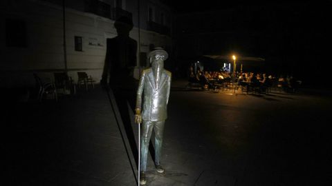 Así fue la noche del apagón en Pontevedra