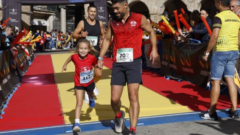 Carrera solidaria de la Guardia Civil en Ourense.