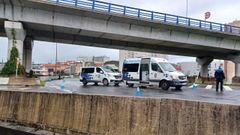 Accidente en la glorieta de Lonzas