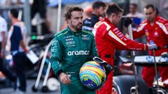 Fernando Alonso.Fernando Alonso, piloto del equipo Aston Martin de Frmula 1