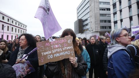Manifestaci�n del 8M en A Coru�a.