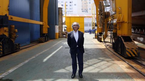 Mario Cardama, director del astillero, en una foto de archivo