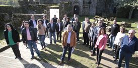 La candidatura socialista encabezada por Cu��a escogi� Carboeiro para su presentaci�n. 