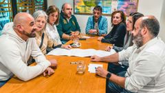 El jurado de la iniciativa, conformado por cinco empresas de Lugo.