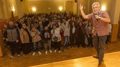 Marcos Pereiro, no Festival de Humor da Laracha, co p�blico encantado