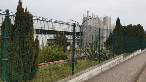 Imagen de archivo de la planta de Danone en Salas.