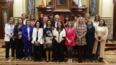 In�s Rey recibi� en Mar�a Pita a las alcaldesas que participan en Encontro de Alcaldesas