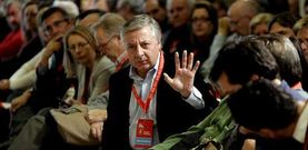 Jos� Blanco saluda durante el comit� nacional del PSdeG celebrado en noviembre del a�o pasado.