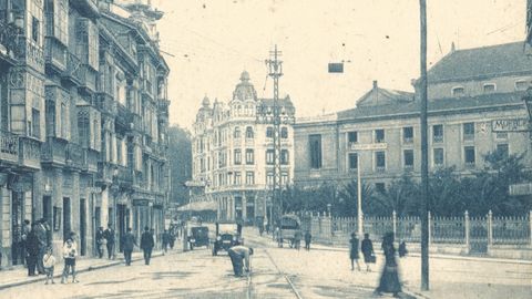 La calle Arguelles en 1928