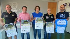 Acto de presentaci�n de la prueba ciclista en Boiro.