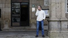 Telmo Ucha, en una imagen de archivo en el Concello de Ourense