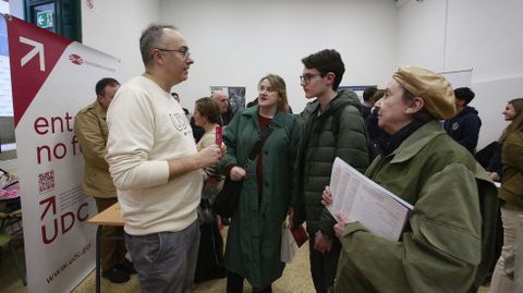 Feria de Universidades en un instituto corus, recientemente 