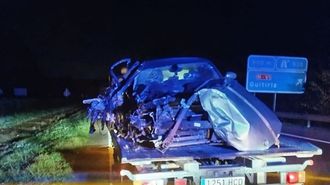 El accidente ocurri cerca del acceso al casco urbano de Guitiriz 