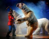 Los osos animatr�nicos guardan un espectacular parecido con los reales.