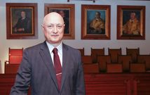 Bar�n Duarte, antes de la lectura de su tesis el jueves en la Facultad de Medicina. 