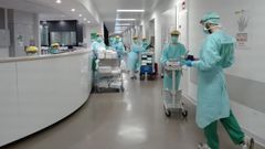 Planta D3 del Cunqueiro, que quedar� reservada para pacientes de covid-19 y sospechas