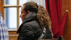 La acusada, este lunes en la Audiencia Provincial