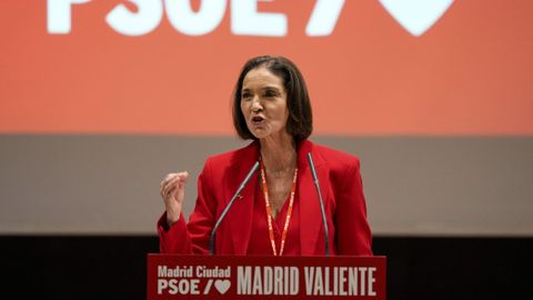 La exministra de Industria y portavoz del Grupo Socialista en el Ayuntamiento de Madrid, Reyes Maroto.