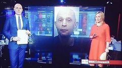 El extra�o momento vivido en un programa de la BBC