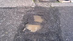 Los peores baches de Santiago