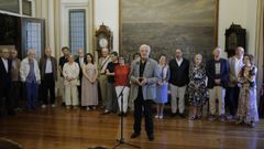 A Real Academia Galega despois de dedicar o Da das Letras Galegas 2025.A Real Academia Galega despois de dedicar o Da das Letras Galegas 2025